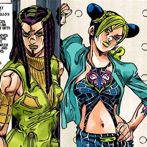 2girls ermes costello jojo's bizarre adventure jolyne kujo karasuh .